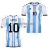 Original Fußballtrikot Argentinien 3 Star Messi 10 Heimtrikot WM 2022 Für Herren